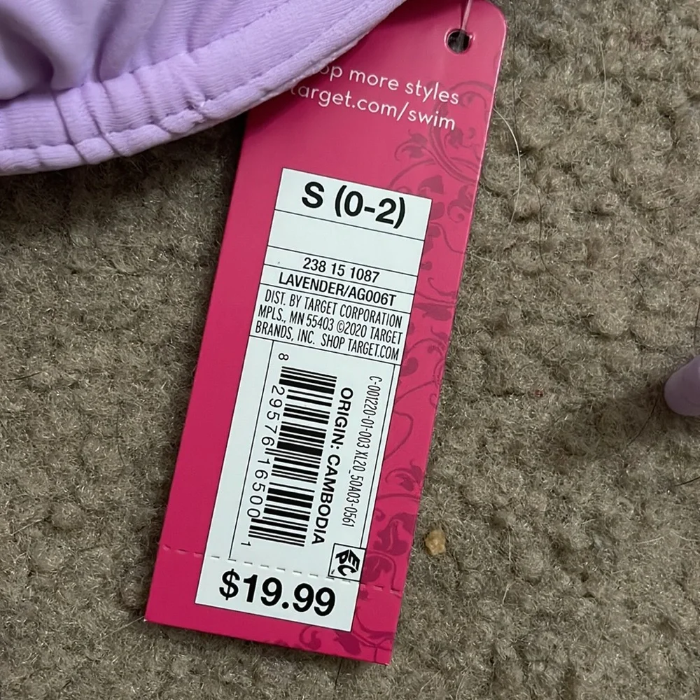Womens Lavender Bikini Size 0-2 STILL HAS TAG - Picture 2 of 3